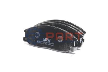 Колодки гальмівні (передні) Hyundai Santa Fe/Trajet 01-08 CHAMPION 572453CH Купити в Україні