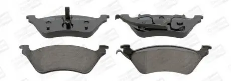 Колодки гальмівні (задні) Chrysler Voyager IV 00-08/Dodge Caravan 00-07/Jeep Cherokee 01-08 CHAMPION 572505CH Купити в Україні