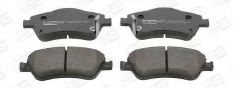 Колодки гальмівні (передні) Toyota Auris 06-12/Corolla 06-14 (з прижимною пластиною) CHAMPION 572524CH Купити в Україні