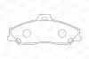 Фото Колодки гальмівні (передні) Ford Ranger 99-12/Mazda B-serie 99-06/BT-50 06 CHAMPION (572537CH) зображення 1