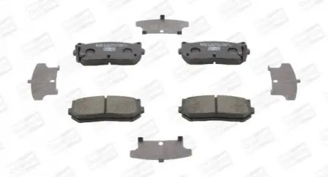 Тормозные колодки задние Kia Carens / Shuma / Clarius CHAMPION 572556CH Купить в Украине
