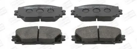 Колодки гальмівні (передні) Toyota Corolla 06/Yaris 05 CHAMPION 572578CH Купити в Україні