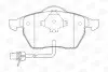 Фото VW гальмівні колодки передн.Sharan 00-Ford GalaxySeat CHAMPION (573022CH) зображення 1
