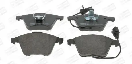 Колодки тормозные (передні) Audi A4 03-09/A6/A8 03-11 (+датчики) (замінено на 0986494104) CHAMPION 573196CH