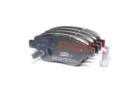 Колодки гальмівні (передні) Opel Corsa D 06-14 CHAMPION 573204CH Купити в Україні