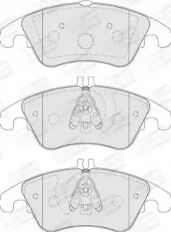 Колодки тормозные (передні) MB C-class (W204/C205) 07-/E-class (W212/C207) 09-16/SLK (R172)/CLS 11 CHAMPION 573291CH Купити в Україні