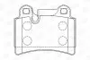 Фото Колодки гальмівні (задні) VW Touareg 02-10 CHAMPION (573297CH) зображення 2