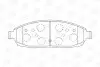 Фото Колодки гальмівні (передні) Jeep Grand Cherokee III/IV 04-/Commander 05-10 (Akebono) CHAMPION (573340CH) зображення 2