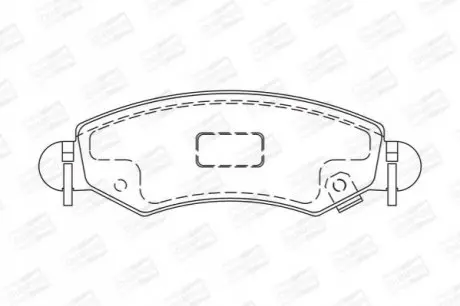 Тормозные колодки передние Subaru Justy III / Suzuki Ignis II / Wagon R CHAMPION 573378CH Купить в Украине
