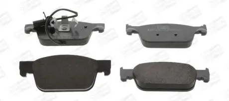 Колодки гальмівні (передні) Audi A4/A5 15- (з датчиком) CHAMPION 573675CH Купити в Україні
