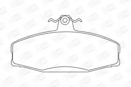 Фото VW гальмівні колодки передн.Felicia,FavoritCaddy 1.6/1.9D 96-00 CHAMPION (573778CH) зображення 1