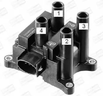 Котушка запалювання Ford Tourneo Connect/Transit Connect 1.8 16V 02-13 CHAMPION BAEA350 Купити в Україні