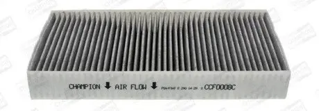 Фільтр салону Citroen C5/C6/Peugeot 407 04 CHAMPION CCF0008C Купити в Україні