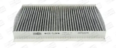 Фільтр салону Citroen C2/C3/C4/Peugeot 307/308 00- (вугільний) CHAMPION CCF0227C Купити в Україні