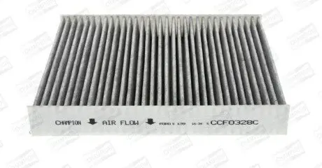Фільтр салону Ford Fiesta 01-10/Fusion 02-12 (вугільний) CHAMPION CCF0328C
