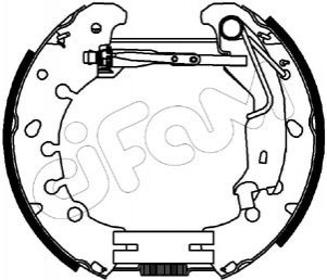 OPEL Комплект гальмівних колодок + гальм. циліндри 2 шт CORSA D 1.0-1.7 06- CIFAM 151222