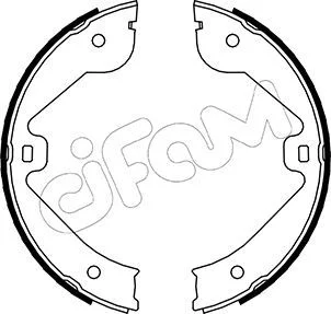 Колодки ручника VW Touareg/Land Rover Range Rover 02- (210x30) CIFAM 153-244 Купити в Україні