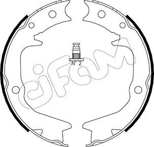 Колодки ручника Mitsubishi Eclipse 95-99/Galant 92-04 (167x32) CIFAM 153-265 Купити в Україні