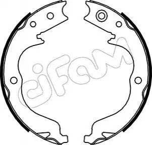 Комплект гальмівних колодок Mitsubishi Grandis 04-/Outlander II/Subaru Forester 08- (190x31.6) CIFAM 153268 Купити в Україні