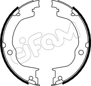 Колодки ручника Opel Antara/Chevrolet Captiva 06- (188.4x26) CIFAM 153-317 Купить в Украине