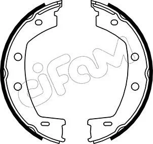 Колодки гальмівні (задні) Land Rover Freelander 2.0/2.2/3.2 06-14 (барабанні) (185х30) CIFAM 153-374 Купити в Україні
