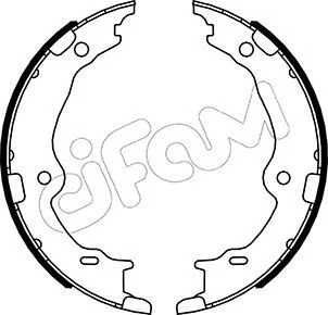 LEXUS Комплект барабанних колодок LS (_F4_) 460 AWD (USF45, USF46) 08-, TOYOTA CENTURY (_G6_) Hybrid (UWG60 18 CIFAM 153-522 Купить в Украине