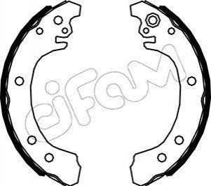 Гальмівні колодки (набір) CIFAM 153523
