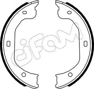 FORD Колодки гальмівні барабан MAVERICK 2.0 01-, 2.3 04-, 3.0 01-, FORD USA, MAZDA CIFAM 153-587 Купити в Україні