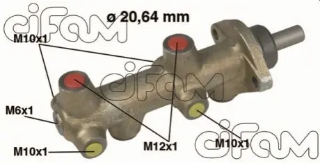 VW головний гальмівний циліндр D20,64mm PASSAT DIESEL -81 CIFAM 202-043 Купити в Україні