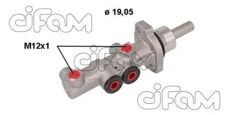 Фото SEAT головний гальмівний циліндр IBIZA III 07-08, SKODA FABIA I 99-02, VW FOX 05-11 CIFAM (202-1117) зображення 1