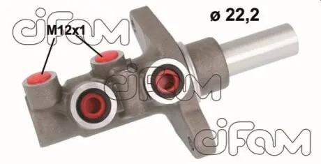 TOYOTA Головний гальмівний циліндр YARIS 1.0-1.4 10-, 1.5 Hybrid 12- CIFAM 202-1171 Купить в Украине