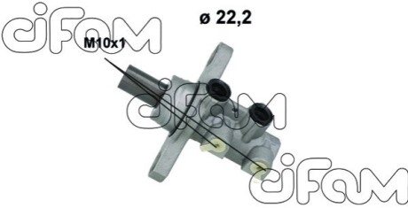 CHEVROLET Главный тормоз. цилиндр AVEO (T300) 1.2-1.6 11- CIFAM 202-1181