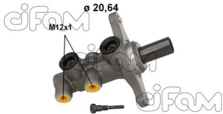 HYUNDAI Головний гальмівний циліндр ACCENT i25 1.4/1.6 10-, KIA RIO III 1.2-1.4 11-17 CIFAM 202-1209 Купить в Украине