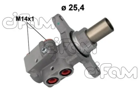 FORD Головний гальмівний циліндр C-MAX 1.5 15-19, FOCUS III 1.5 14 CIFAM 202-1242 Купити в Україні