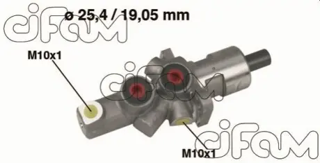 DB головний гальмівний циліндр 25,40/19,05mm W124/201/126/140 CIFAM 202176 Купити в Україні