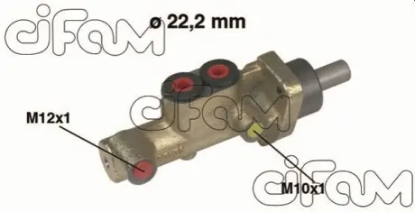OPEL Главный тормозной цилиндр 22,22mm Astra 1.4/1.6/1.7D ABS 08/93 CIFAM 202-246 Купити в Україні