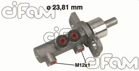 Фото 1 — Циліндр гальмівний (головний) Audi A4 94-01/A6 97-05/VW Passat B5 96-00/Porsche 911 97-05 (d=23.81mm) CIFAM (202-260) Фото Циліндр гальмівний (головний) Audi A4 94-01/A6 97-05/VW Passat B5 96-00/Porsche 911 97-05 (d=23.81mm) CIFAM (202-260) зображення 1