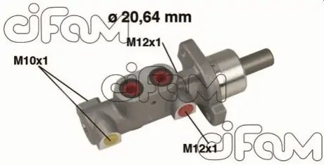 PEUGEOT Главный тормозной цилиндр 206 -ABS 98- 20.64 CIFAM 202-363 Купить в Украине