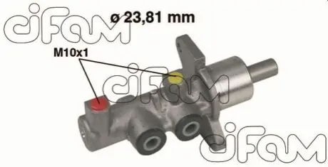 OPEL Головний гальмівний циліндр ASTRA G,ZAFIRA 23.81 CIFAM 202-379 Купити в Україні