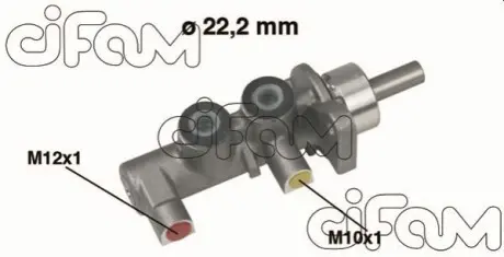 OPEL головний гальмівний циліндр CORSA 1.0-1.7DTI 00- 22.20 CIFAM 202-380 Купити в Україні