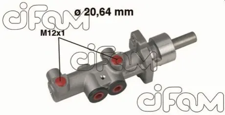 VW Главный тормозной цилиндр IBIZA,FABIA,POLO 01- 20.64 CIFAM 202-404 Купить в Украине