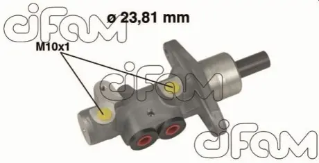 SEAT головний гальмівний циліндр CORDOBA 96-02, IBIZA II 93-02, VW CADDY II 00-04 CIFAM 202-490 Купити в Україні
