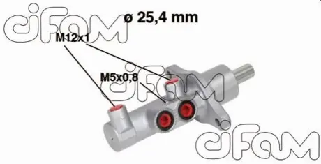 Гальмівний циліндр головний Mazda 3 03-14 CIFAM 202-543 Купити в Україні