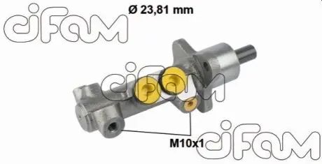 VW головний гальмівний циліндр Golf III,Seat Cordoba 93-96,Toledo I 91-99 CIFAM 202599 Купити в Україні