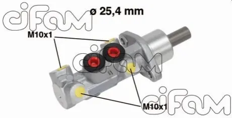 Циліндр гальмівний (головний) VW T4 91-03 (d=25.4mm) CIFAM 202604 Купити в Україні