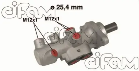 Циліндр гальмівний (головний) Ford Transit Connect/Tourneo Connect 02-13 CIFAM 202-607 Купити в Україні