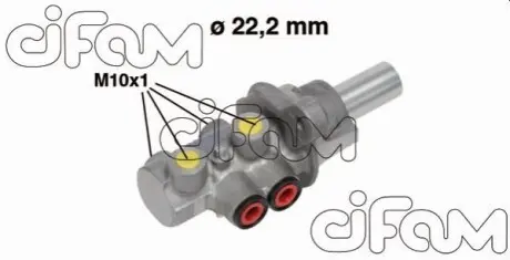 FIAT головний гальмівний циліндр без ABS Doblo 05- (сист.Bosch) CIFAM 202-676 Купити в Україні