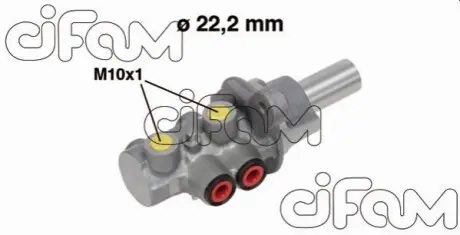 FIAT головний гальмівний циліндр з ABS Doblo 05- (сист.Bosch) CIFAM 202-677 Купити в Україні
