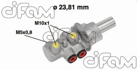 Циліндр гальмівний (главный) Fiat Doblo 01 CIFAM 202683 Купити в Україні
