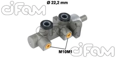 CHEVROLET Главный тормозной цилиндр LACETTI 05-, NUBIRA 05-11, DAEWOO LACETTI 04- CIFAM 202-722 Купить в Украине